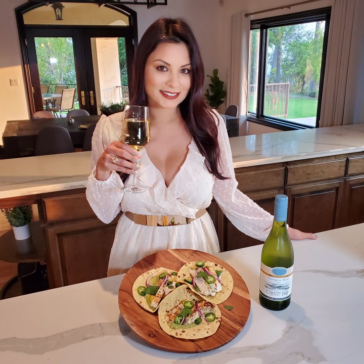 2020 Oyster Bay Sauvignon Blanc and Halibut Fish&nbsp;Tacos